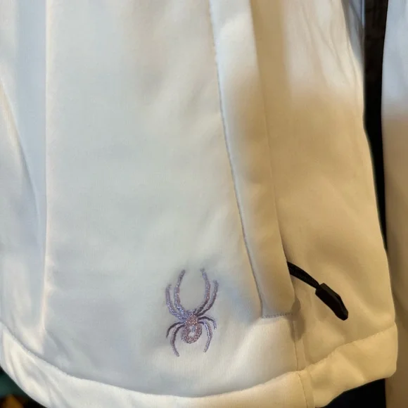 Deal 🔥🔥🔥NWT! Women's SPYDER Pastel Lilac FULL  Zip Hooded Jacket SPFGM225-533 - Picture 9 of 9